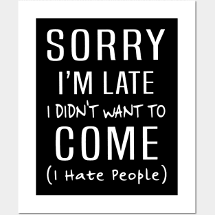 Sorry i am late Posters and Art